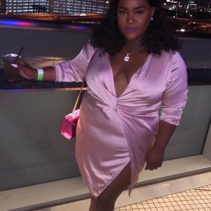 Pink Elegant But Sexy Dress